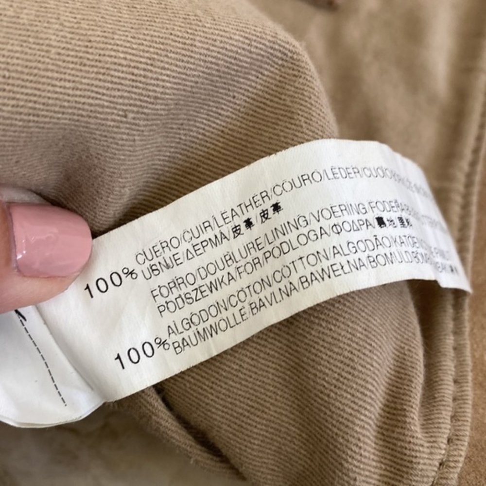 Zara Leather Extra Large Tote Bag - Picture 9 of 9